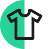 wash and fold clothing icon